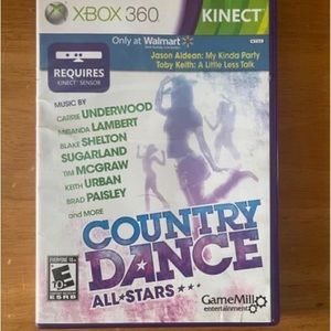 XBox 360 Kinect Country Dance All Stars Video Game